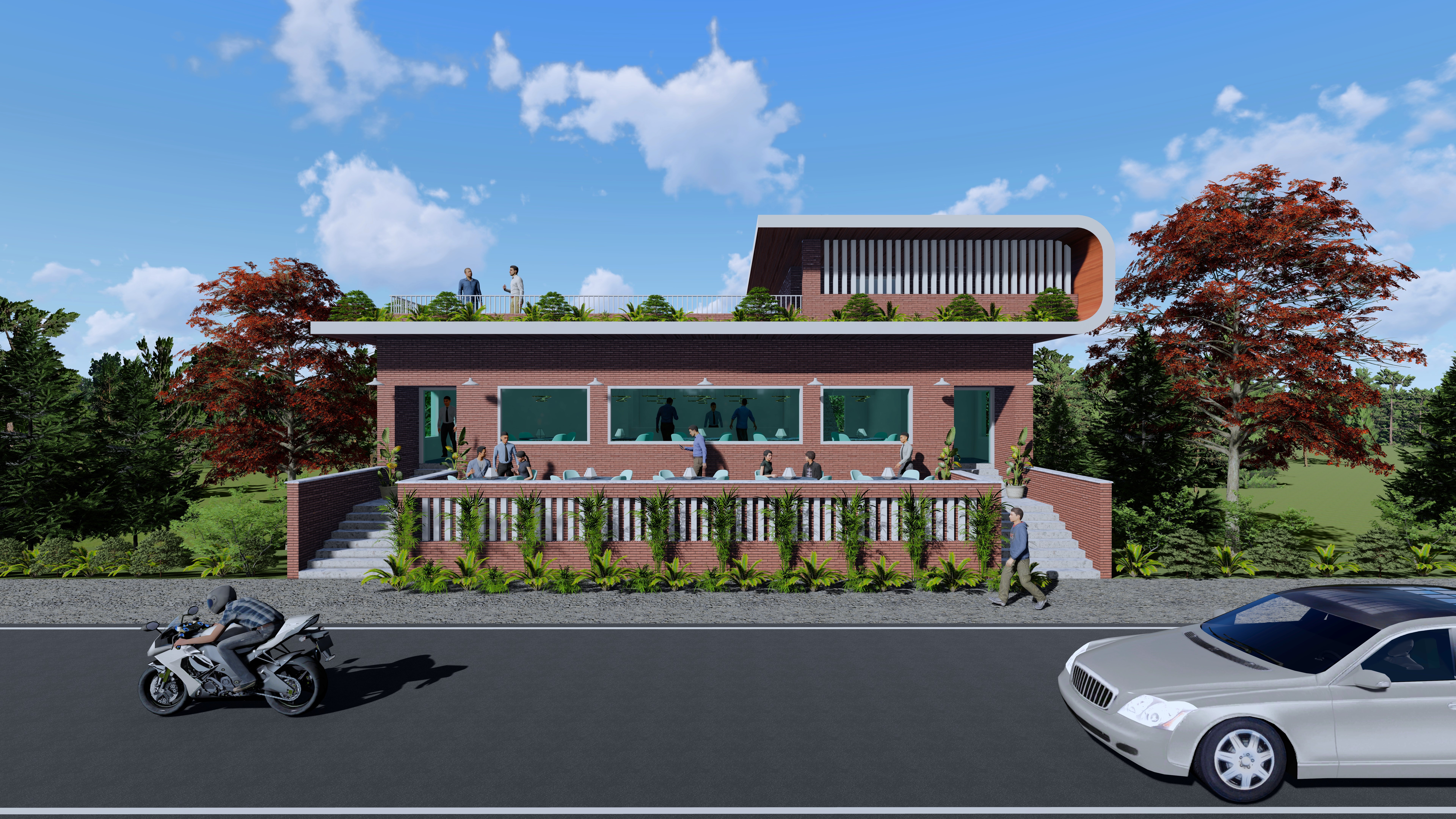 KMVN Restaurant, Abott Mount
